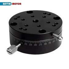 CN SHIP】REG60 R Axis Rotary Sliding Table 360° Manual Rotation Stage Dia-60mm