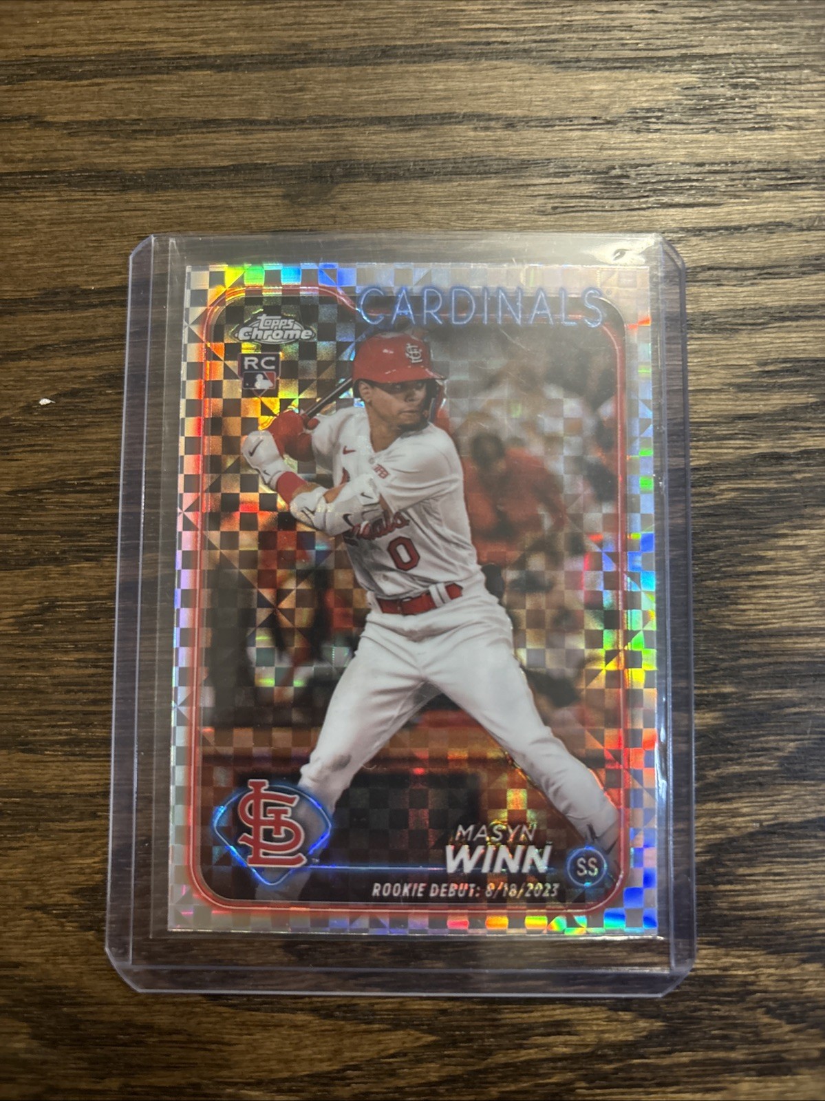 2024 Topps Chrome Update Series - Rookie Debut Masyn Winn #USC23 X-Fractor (RC)