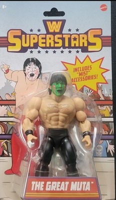 WWE Mattel Superstars The Great Muta GREEN FACE PAINT Chase Walmart Exclusive 