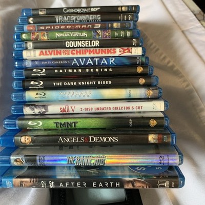 Lot Of 15 Blue Ray Discs Very Good& Samsung Blue Ray Disc Player W-Remote Tested