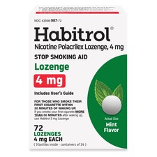 Habitrol Nicotine Lozenges - 4 mg, Mint Flavor, 72 Count - 72 Count,