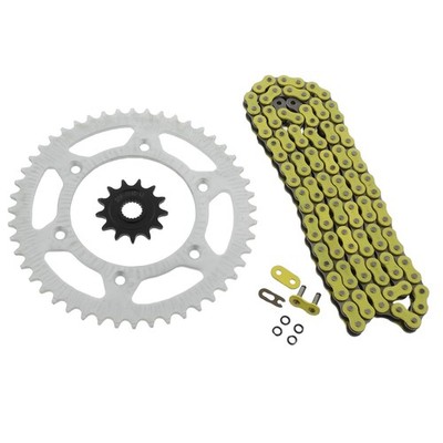 Honda 04-09 CRF250 R / 04-06 CRF250 X Yellow O Ring Chain & Sprocket 13/48 114L