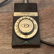 VINTAGE Presto Control Master LA06B Automatic Electric Fry Pan Heat Control