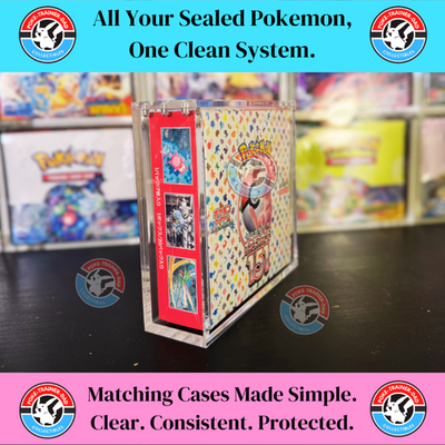 Pokemon Japanese Booster Box Acrylic Case Magnetic 151 Team Rocket