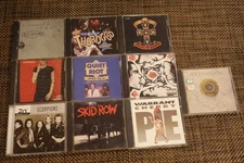 Lot 10 80's Rock Cd Def Leppard, Quiet Riot, Warrant, Whitesnake, Guns N Roses