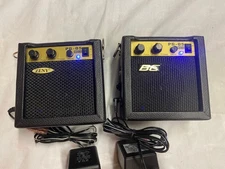 2 Mini Guitar Amplifiers Marshall Type w/ Power Supply's Zeny BC PG-05