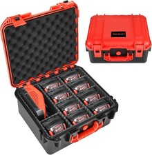 Storage Case for Milwaukee Battery - Waterproof Hard Shell Tool Bag
