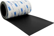 Non Slip Self Adhesive Furniture Pads, Cuttable Anti Scratch Black, Black 