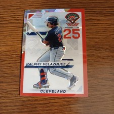 2025 Panini Prospect Edition Red Prizm #99 Ralphy Velazquez