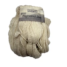 Cascade Yarns Eco Highland Duo  2204 Ecru 3.5 oz 197 Yds Baby Alpaca/Merino Wool