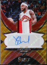 2024-25 Panini Select - Rookie Jersey Autographs Gold Jamal Shead #RJA-JML EX
