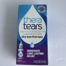 Thera Tears Dry Eye Therapy Drops  0.5 Fl OZ  Exp  01-2027 NEW