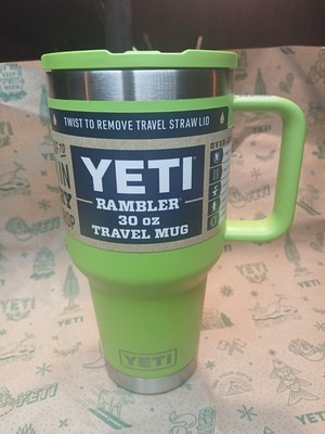 DEFECTIVE YETI Rambler 30 OZ Travel mug Straw Lid  VENOM SOLD OUT COLOR  G3D
