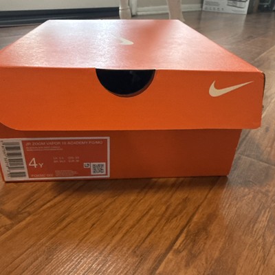 Nike Youth Soccer Cleats Size 4Y - Jr Zoom Vapor 16 Academy FG/MG 