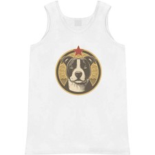 'Staffordshire Terrier Emblem' Adult Vest / Tank Top AV053150