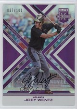 2016 Panini Elite Extra Edition Aspirations Purple /100 Joey Wentz #40 Auto h6c