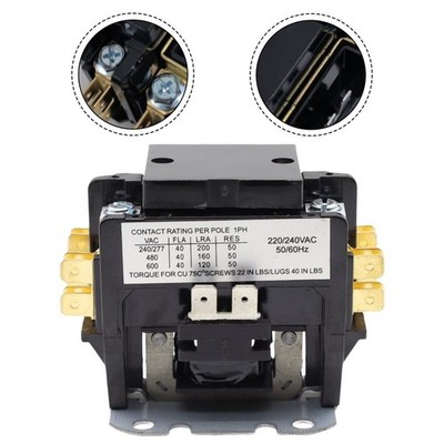 220V AC contactor is suitable for air conditioning compressor outdoor unit