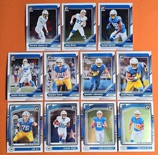 ⚡️🔵 2024 DONRUSS OPTIC LOS ANGELES CHARGERS COMPLETE BASE TEAM SET(11 CARD LOT)