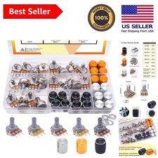 Professional 80PCS Potentiometer Set - 5 Types, Ideal for DIY Audio Applications