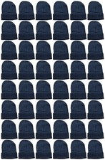 Yacht Smith Wholesale Bulk Winter Thermal Beanies Skull Caps,Unisex