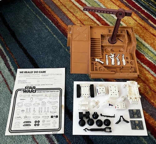 Vintage Kenner Star Wars Droid Factory Playset Base and Parts 1979 Incomplete