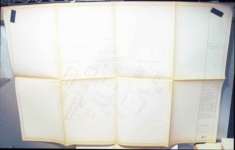 GAF Viewmaster Sawyer Original 1971 Chicago Expo Exhibit Blueprints Plans OOAK