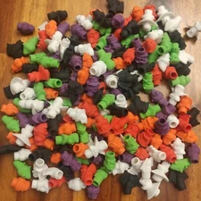 #186 Halloween Eraser Pencil Toppers Mixed Lot School by Fun Express? 