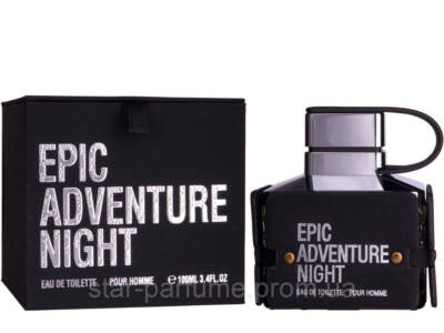Epic Adventure Night Eau de Toilette by Emper Perfumes. 3.4 fl oz/100 ml.For Men