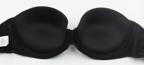 T-shirt reggiseno push-up nuovo con etichette Calvin Klein F3493 ""Naked Glamour"", nero - Foto 5 di 6