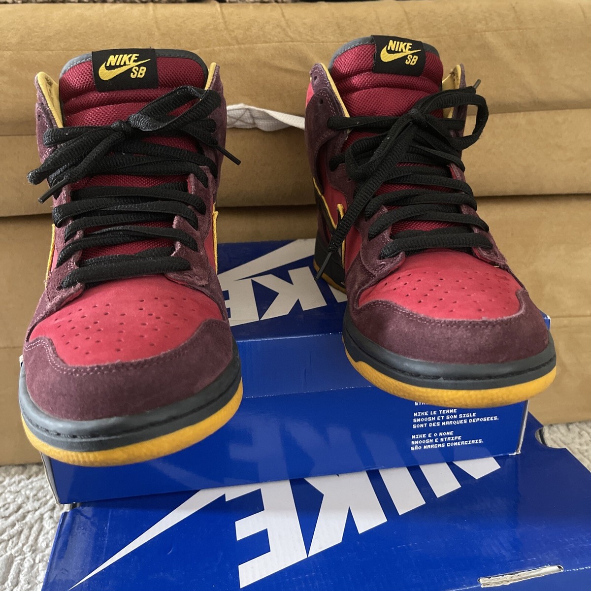Size 10 - Nike SB Dunk High Premium Iron Man 2010 | eBay