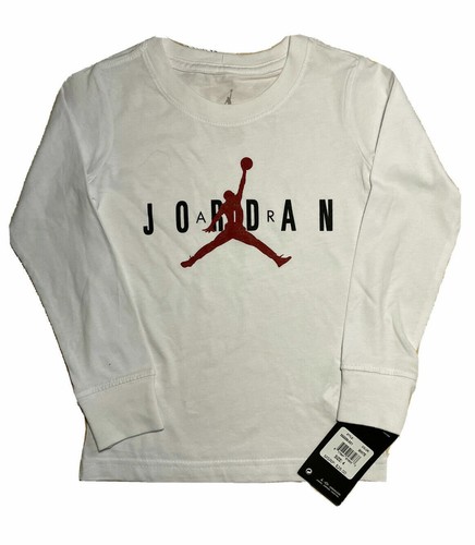 NIKE AIR JORDAN Boys Cotton or DRI-FIT Hooded & Long Sleeve Tops; Sizs 4-7,S,M,L - Picture 7 of 15