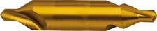 G&Uuml;HRING # 613 Zentrierbohrer HSS TiN DIN 333 Form A, 60&deg; Anbohrer &Oslash; 1,0-6,3 mm