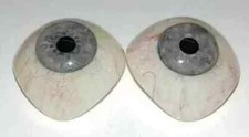 Ocular Prosthesis Artificial Eye Grey eye with free shipping