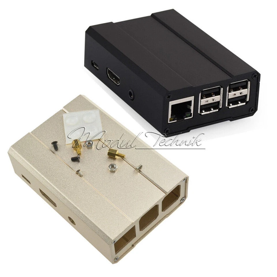 New SainSmart Premium Aluminum Alloy Metal Case for Raspberry Pi 3 Model B RPi 2 - Bild 1 von 4
