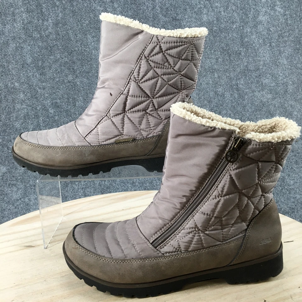 JBU by Jambu Botas Mujer 9.5 M Copo de Nieve Tobillo Invierno Botines B9SNF54 Beige Foto 2 de 4