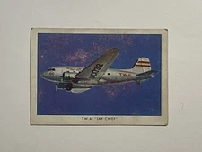 1940 Wings Cigarettes T87 Series A #41 TWA Sky Chief