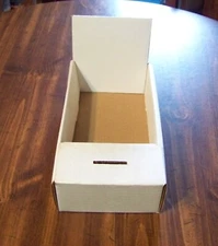 Honor System Vending Boxes - White Corrugated Cardboard