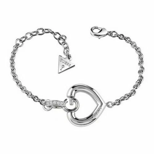 Bracciali di bigiotteria d'argento cuore in ottone