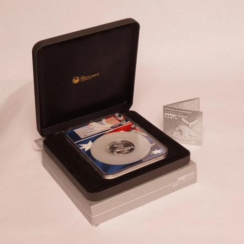 2018P Australia $8 Silver Wedge-Tailed Eagle High Relief NGC PF70 Ultra Cameo...