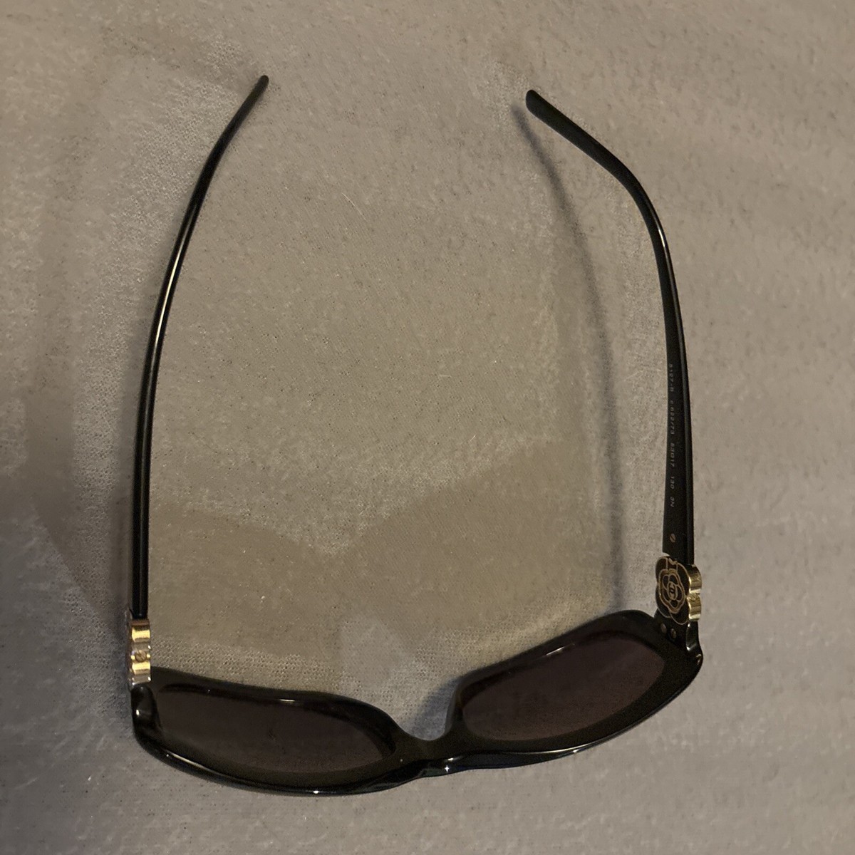 Chanel Sunglasses 5127-B. Color 622/73. Camellia Flower Crystal CC