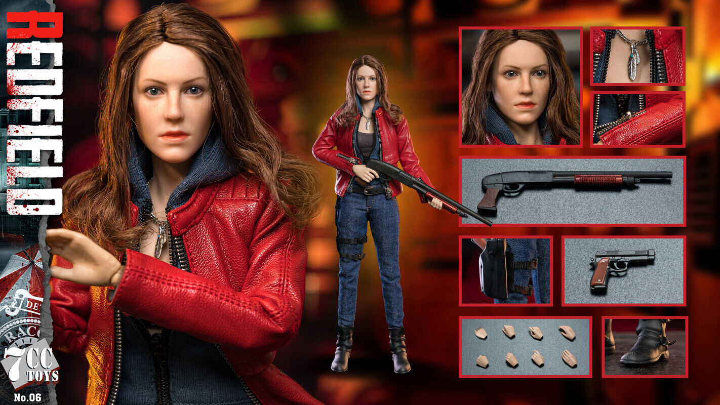 Resident Evil 2 CLAIRE REDFIELD 1/6 Action Figure Classic Ver Statue Model  Gift