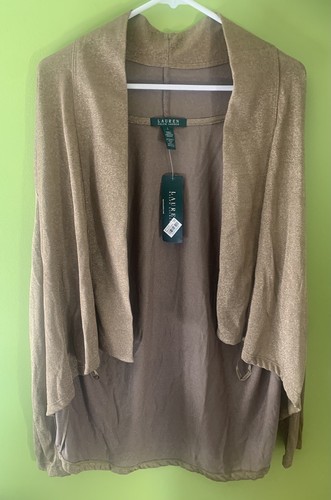 Ralph Lauren Waterfall Cardigan Shinny 
