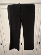 I. N. Studio, Size 14, Women’s Dress Business Work Pants Slacks, Black