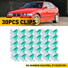30 x für BMW E36 Cabriolet Compact Coupe Zierleisten Klammer M-Technik Clips