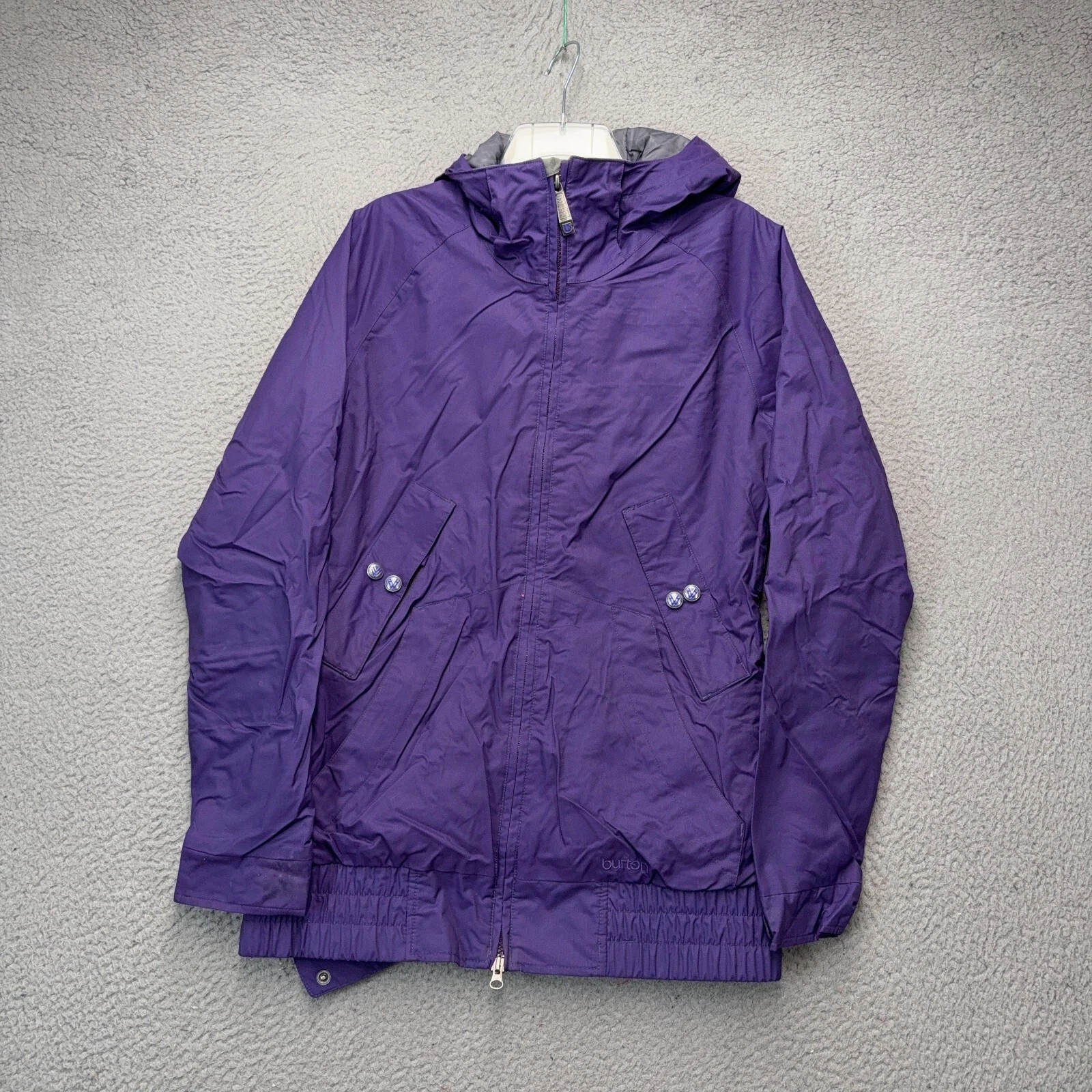 burton the white collection dryride hooded jacket