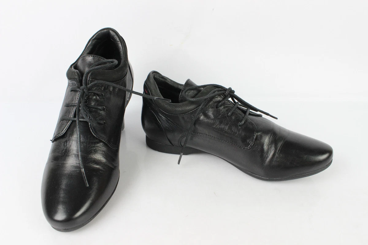 Derby shoes HEYRAUD Black Leather T 37 5 VERY GOOD CONDITION eBay
