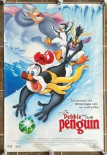 PEBBLE AND THE PENGUIN - 1995 - original rolled 27x40 Movie Poster - DON BLUTH
