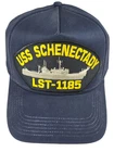 USS Schenectady LST-1185 船帽 - 海军蓝 - 退伍军人拥有业务
