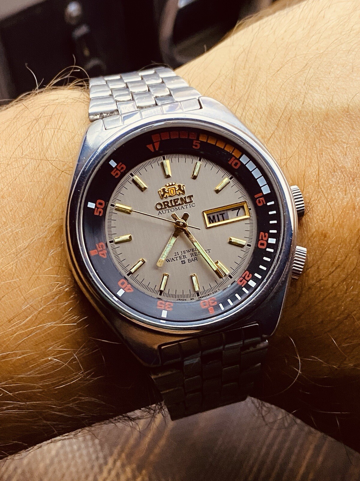 Orient Day/Date World Timer Automatic 46943 CA Me… - image 22