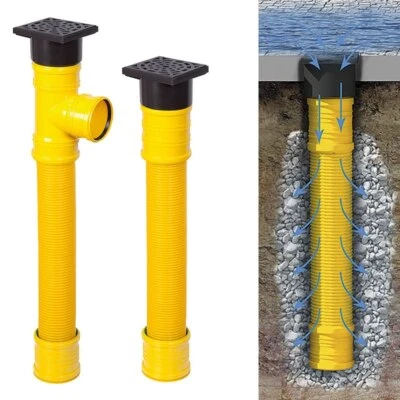 Sickerschacht Regenablauf Drainage Hofablauf Ø 110 DN 110